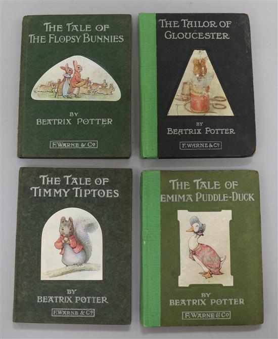 Potter, Beatrix - A collection of nineteen volumes, including early editions, (please see website for individual titles)